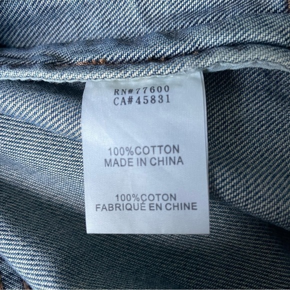 New! Sandrine Rose x Free People boys don’t cry Jean Jacket nwt 18295 - Picture 13 of 15